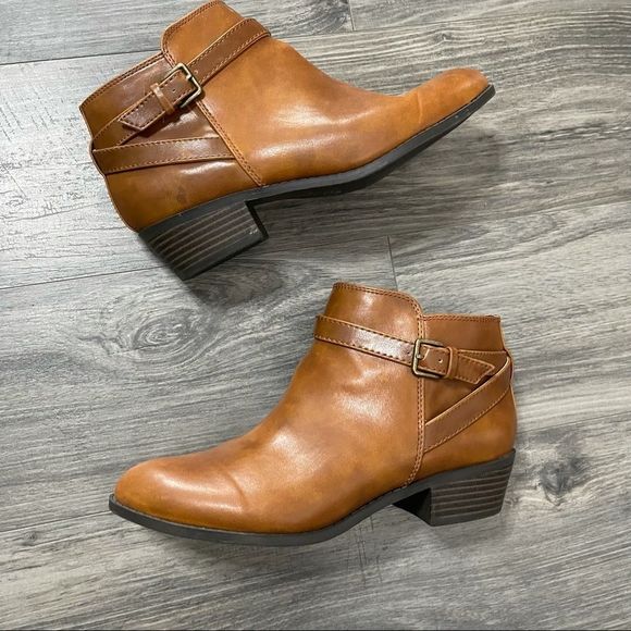 American Eagle By Payless Shoes American Eagle Womens Brown Booties